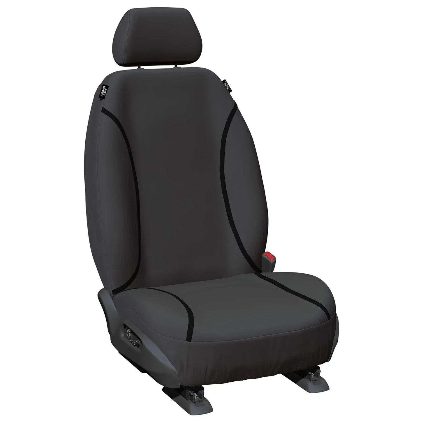 Grey Canvas Bucket Seat Covers for Mitsubishi Triton MN (2012)