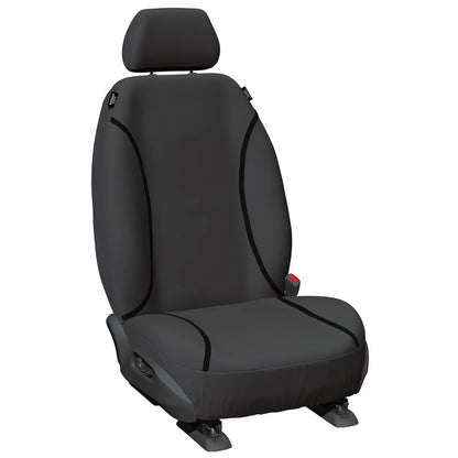 Grey Canvas Bucket Seat Covers for Mitsubishi Triton MN (2012)
