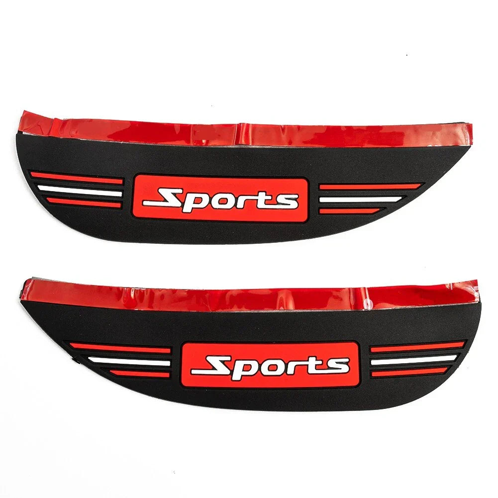2 x Rear View Mirror Rain Eyebrow Board Rain Remover Cover for Car