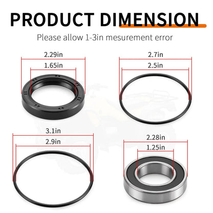 Rear Left Axle Wheel Bearing & Seal for Honda Foreman (2003–2013)
