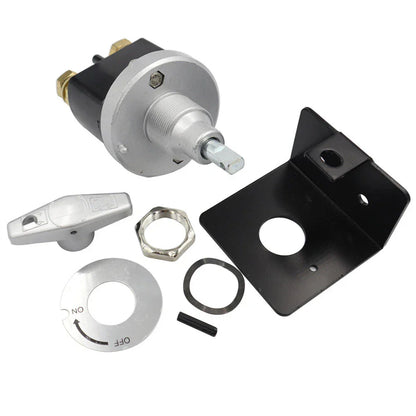 Battery Disconnect Switch with Lockout Plate for Boat, Car, RV