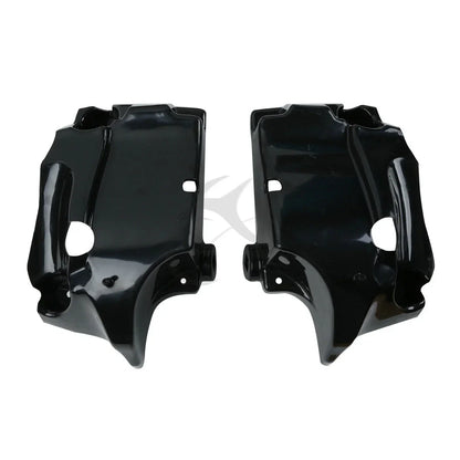 Lower Vented Leg Fairings Black for Harley Touring Street Glide (1983-2013)