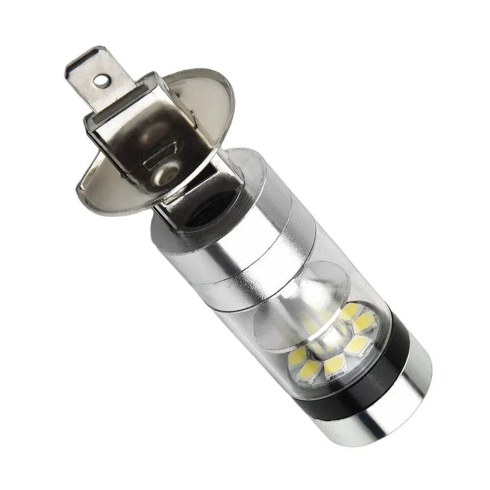 2x / 6000K White / H1 LED Fog DRL Driving Headlight Bulbs for Car Auto