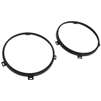 7" Headlight Mount Bracket Ring Black for Jeep Wrangler JK (2007-2018)