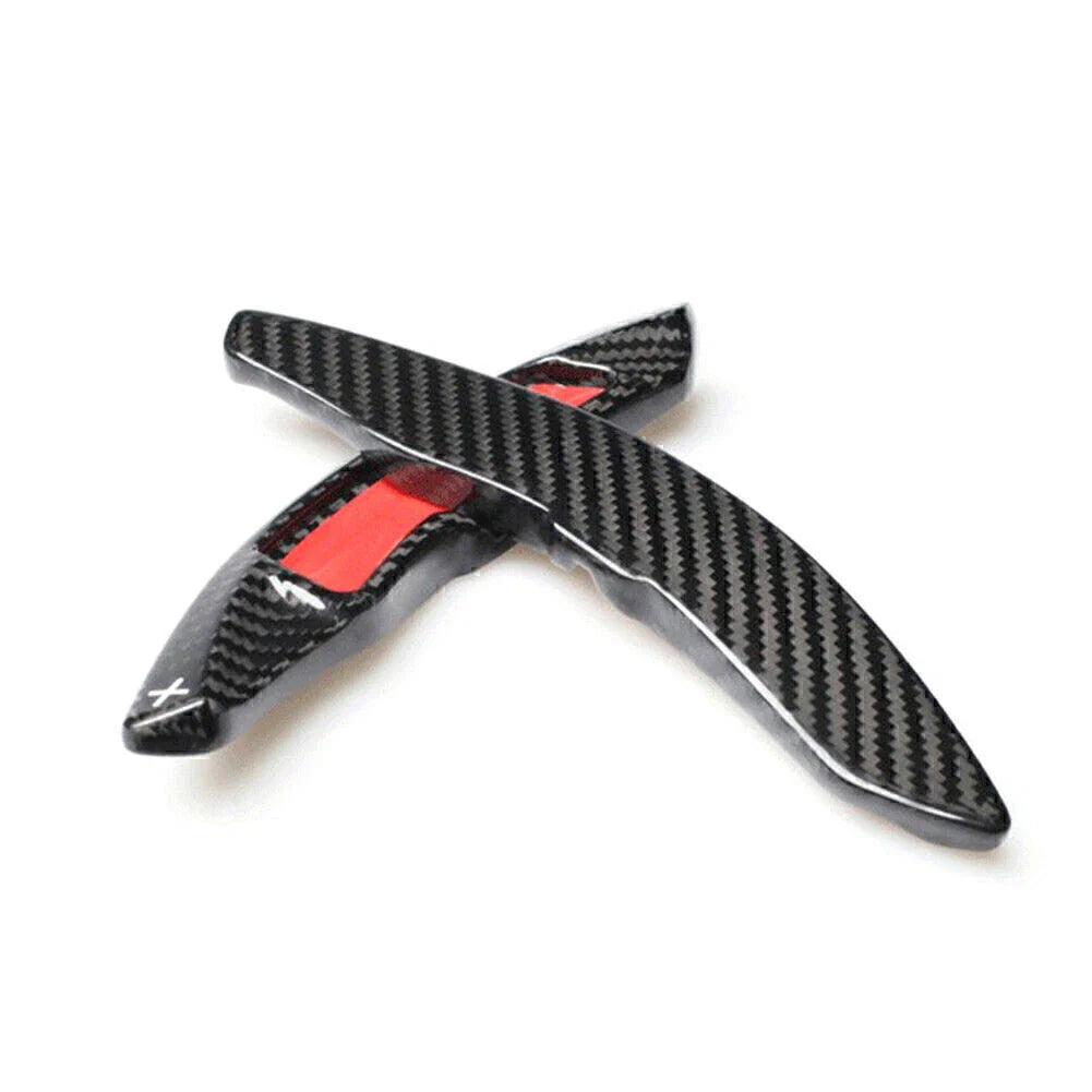 Carbon Fiber Steering Wheel Shift Paddle Shifter for Porsche Macan Cayenne (2014-2023)