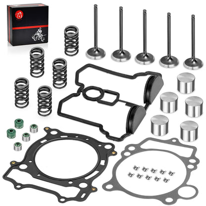 Intake Valve & Seals Collets Springs Gasket for Yamaha YFZ450 (2004–2009)
