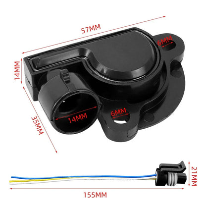 Throttle Position Sensor with Tail Harness for Daewoo Chevrolet (1995-2002)