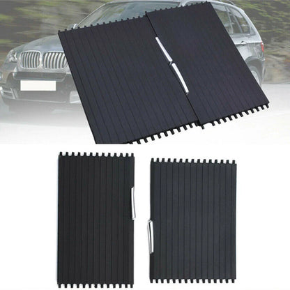 Storage Box Center Console Roller Blind Covers x2 for BMW X5 X6 (2007-2014)