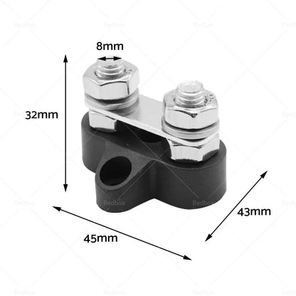 5/16" M8 Bus Bar Terminal Blocks for Distribution Studs