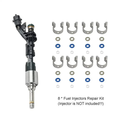 8 x Fuel Injector Repair Seal Kit for Range Rover Jaguar 5.0L (2010-2012)