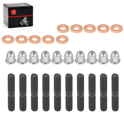 Cylinder Head Studs with Nuts and Washers for Yamaha Banshee YFZ350 (1987-2006)