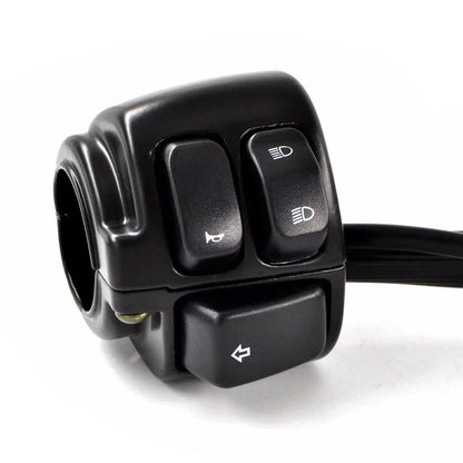 25mm Handlebar Turn Signal Control Switch for Harley Softail