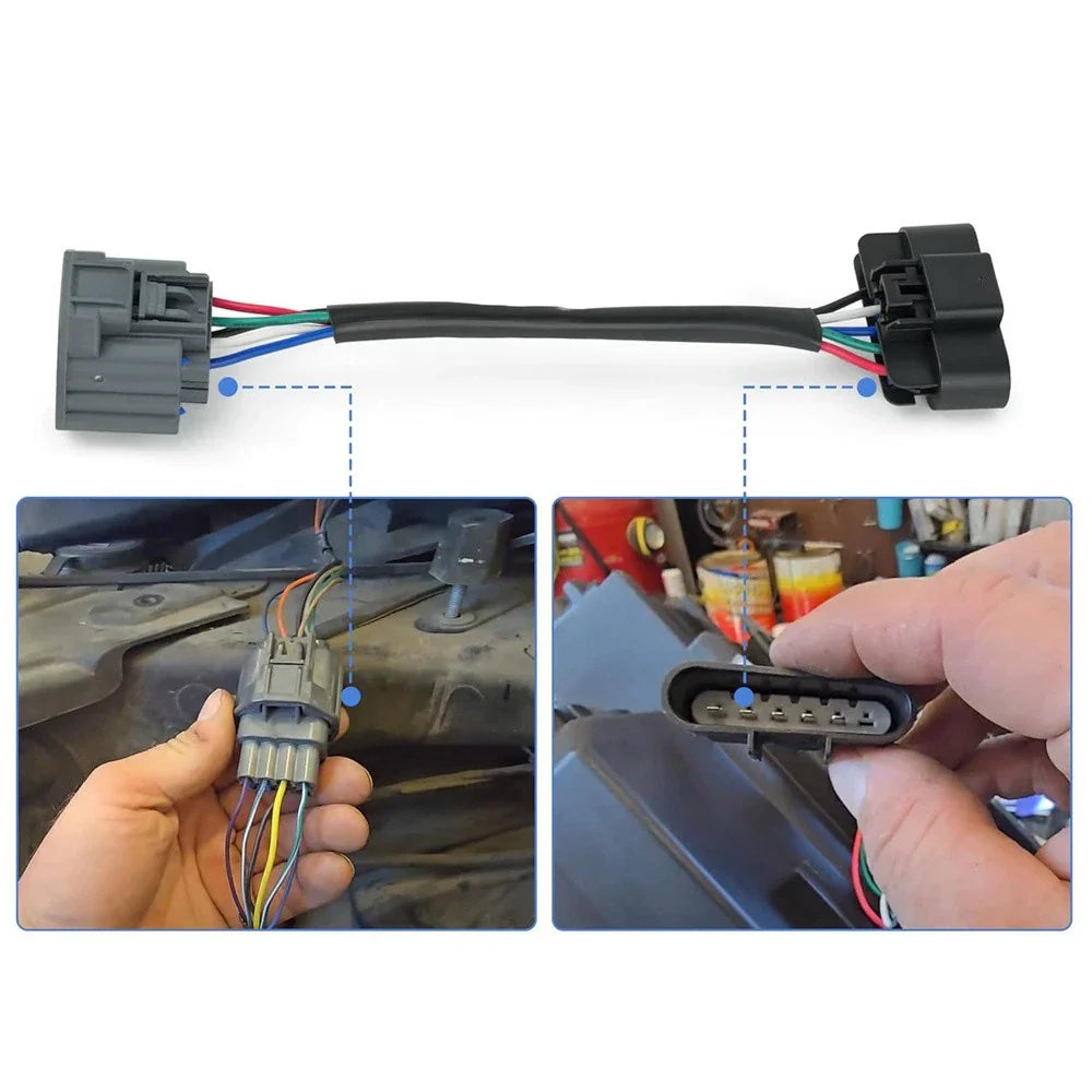 HID to Halogen Headlight Conversion Wiring Adapter Set for GMC Acadia (2007-2012)