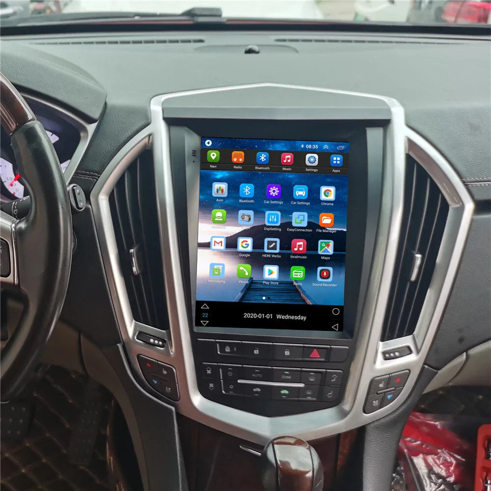 9.7" Vertical Android 10 GPS Navigation for 2009-2012 Cadillac SRX