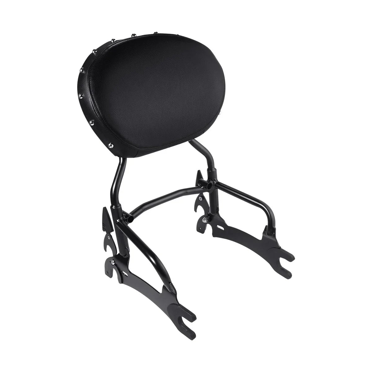 Black Sissy Bar Backrest Luggage Rack for Indian Chief Dark Horse (2014-2018)
