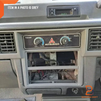 Black Radio Dashboard Panel Trim for Mitsubishi Triton Ute (1986-1996)