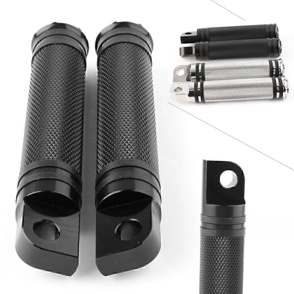 Billet Aluminum CNC Male Mount Foot Pegs for Harley - 2 Colors