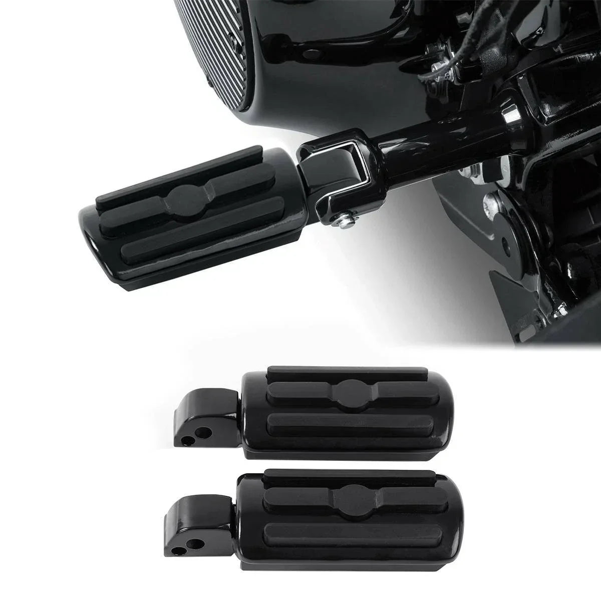 Passenger Foot Pegs for Harley Softail Street Fat Bob Slim Fat Boy (2018-2025)