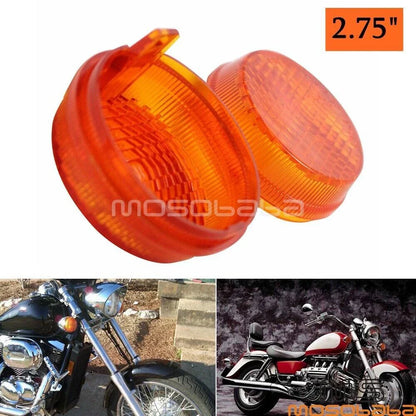 Bullet Turn Signal Lenses Covers for Honda VTX 1300 1800 (2003-2008)