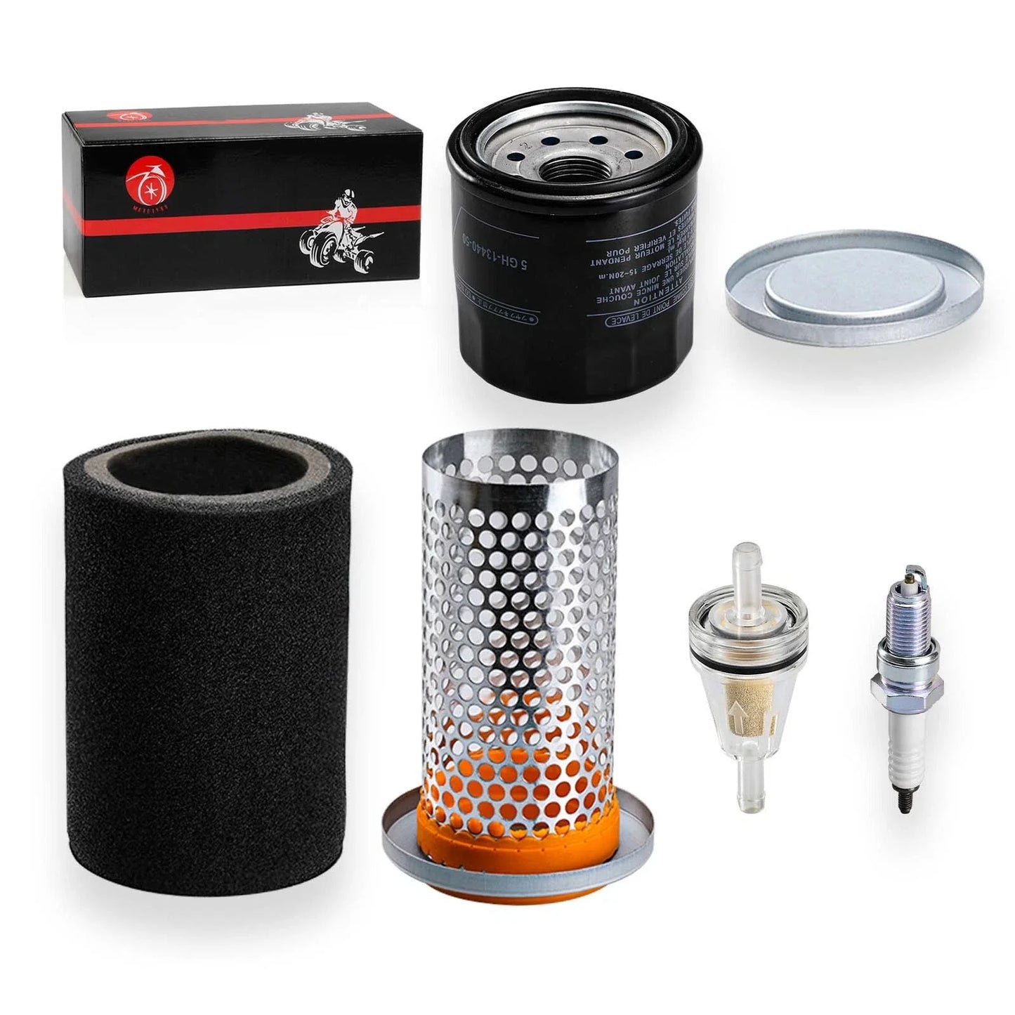 Air Filter Guide Cage Cap Oil Filter 2x4 4x4 for Yamaha Bruin 350 (2004–2006)