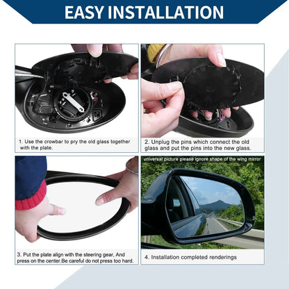 Right Upper Side Mirror Glass for VW CRAFTER 2010-2016