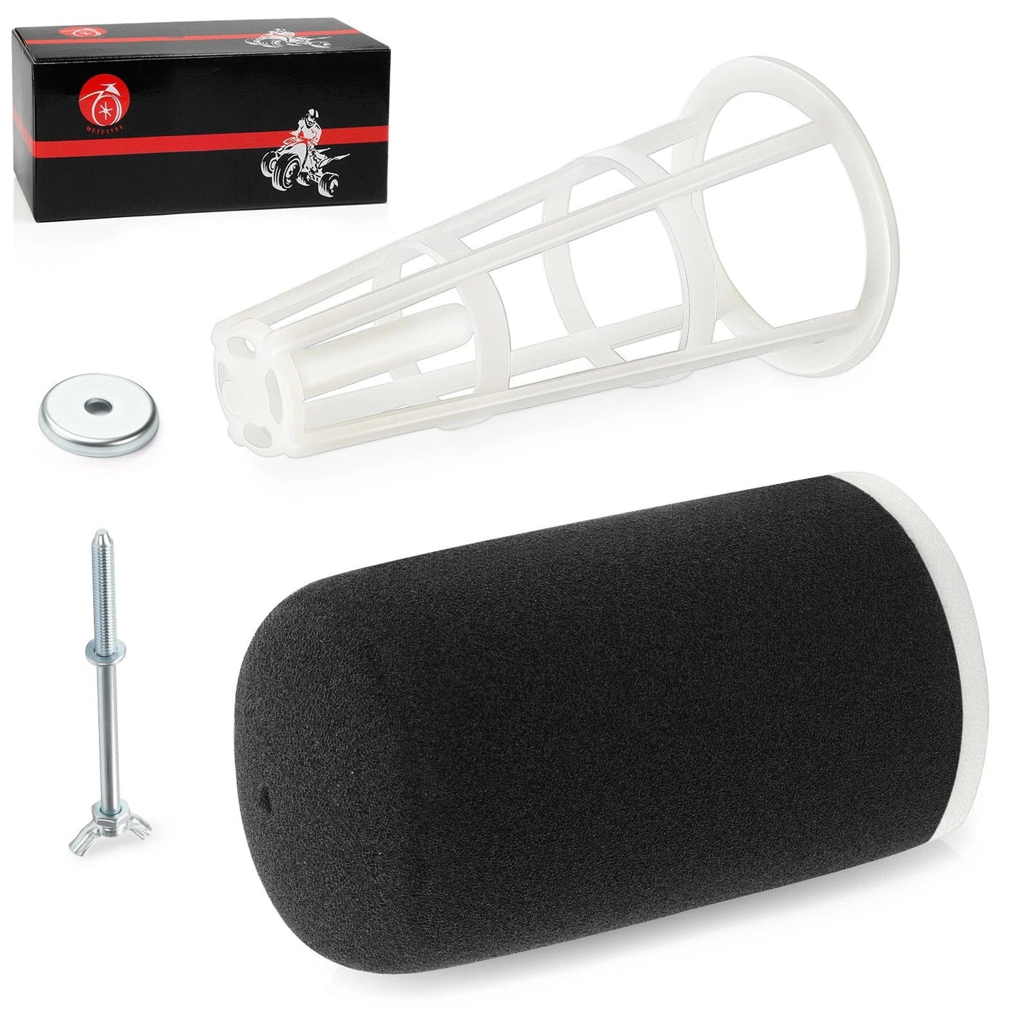 Air Filter Cleaner & Guide Cage W/ Bolt for Yamaha Raptor 700R (2006–2024)