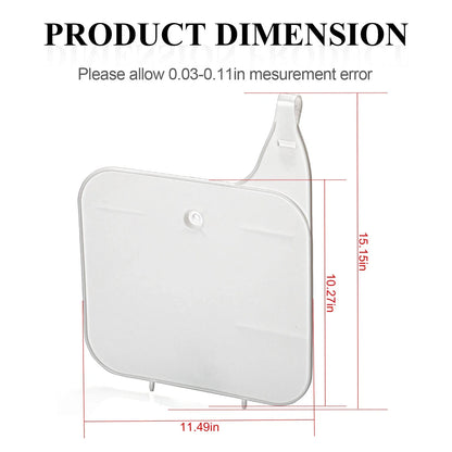 Front Number Plate Plastic White for Honda XR200R (1990–1999)