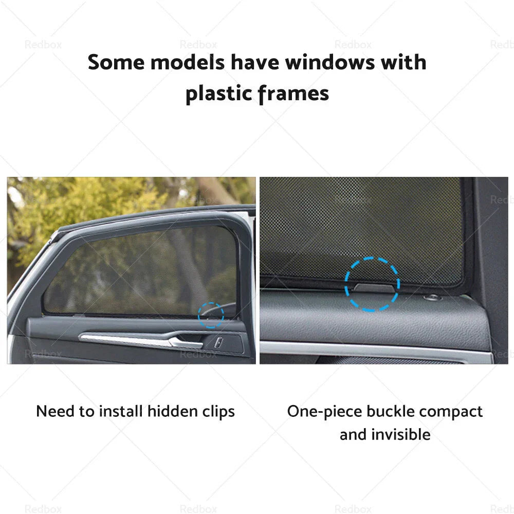 6x Foldable Window Mesh Sun Shade for Ford Everest (2015-2022)