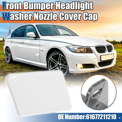 Washer Nozzle Cover Right Front for BMW 3 Series E90 E91 White (2005-2012)