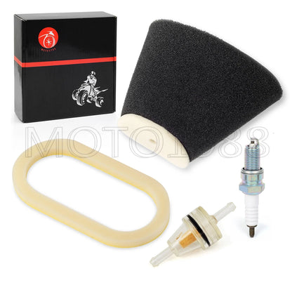 2 x Air Filter & Spark Plug for Yamaha Raptor 660R (2001–2005)