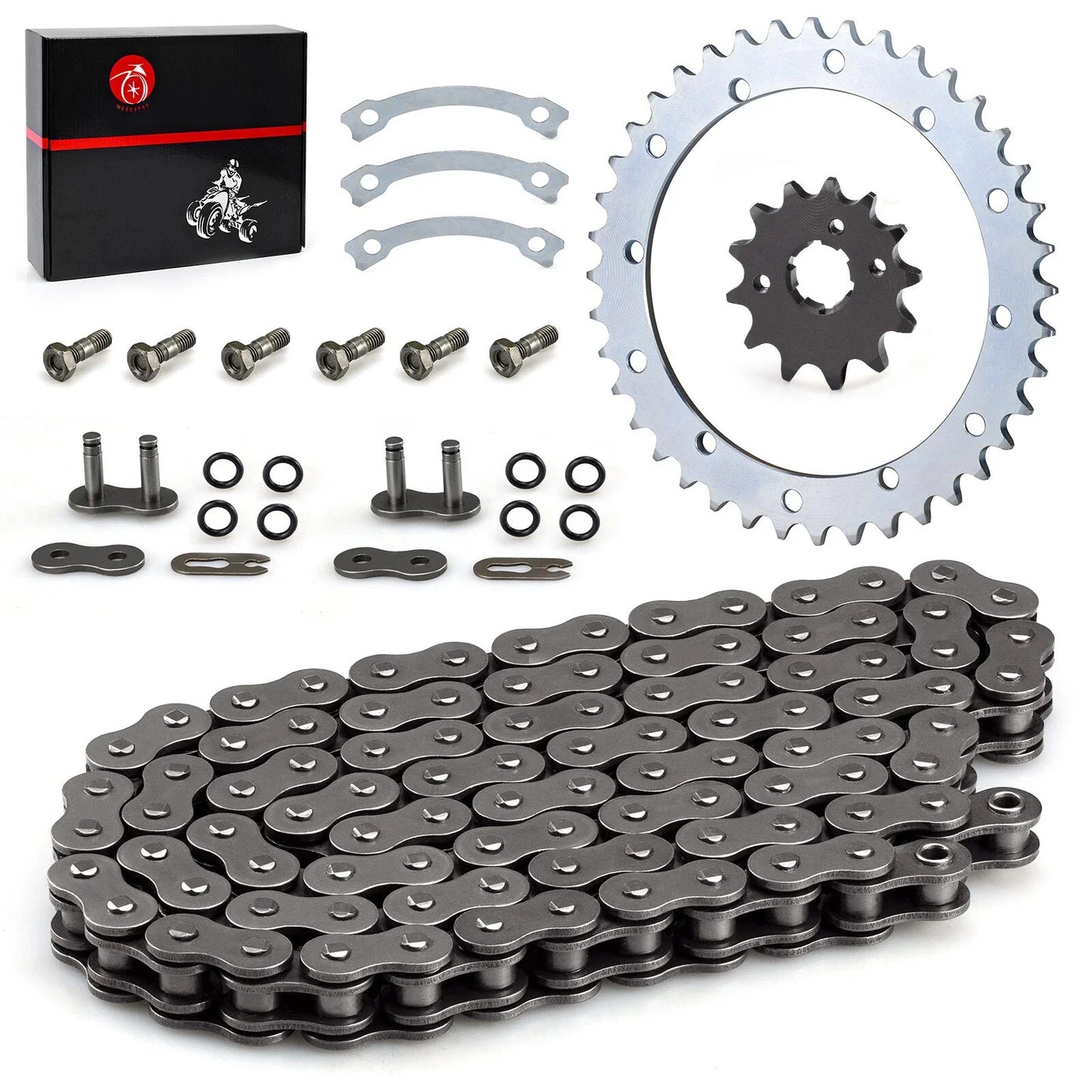 O-Ring Chains & Sprockets Kit for Yamaha Warrior YFM350X (1989–2004)