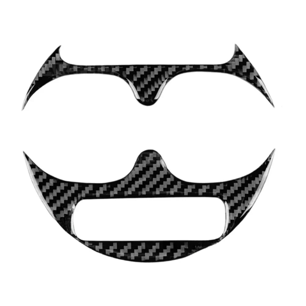 Carbon Fiber Cup Holder Trim for Abarth 595/695 & Fiat 500 (2016–2024)