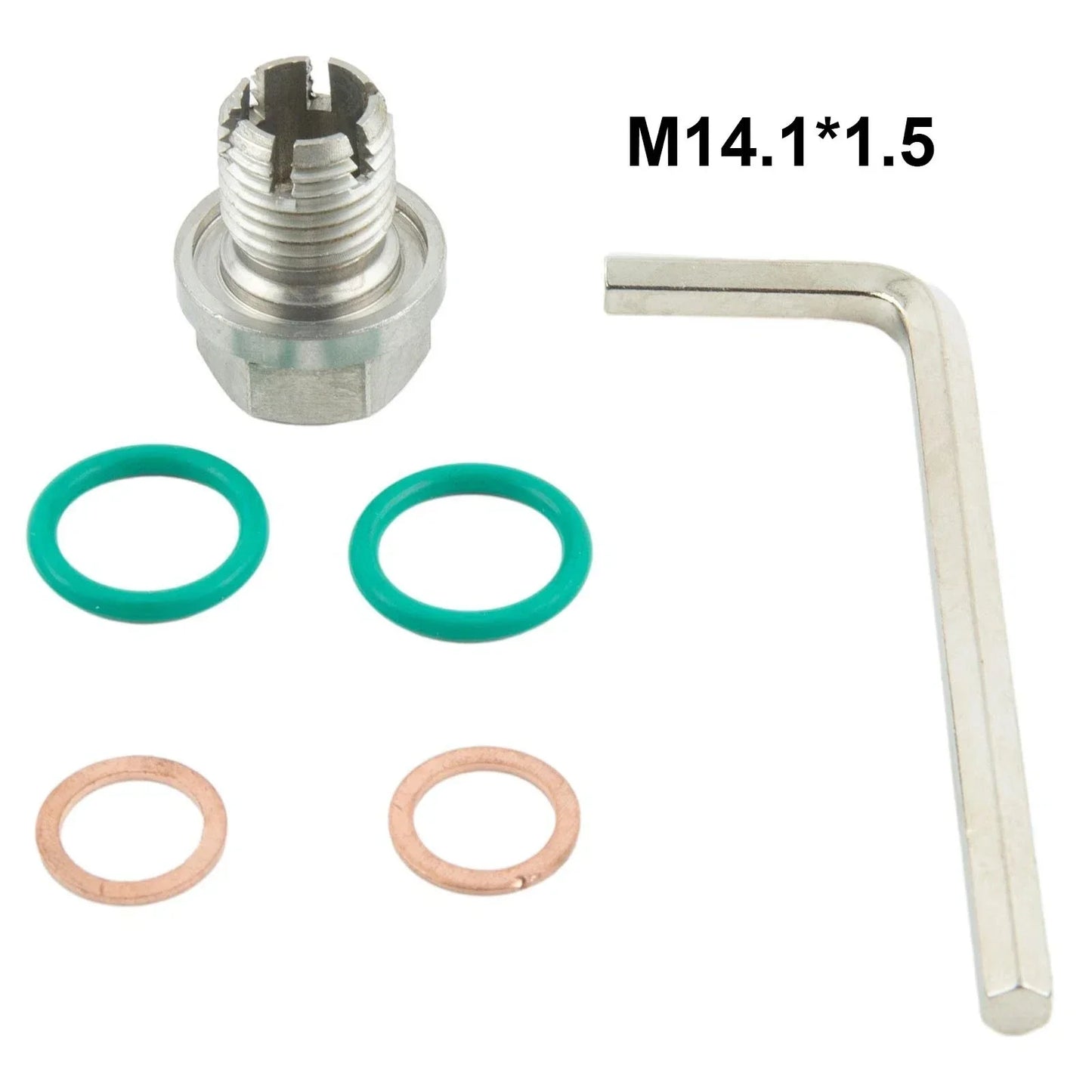 M14.1-1.5x15mm Piggyback Drain Plug Self-Tapping Oil Pan Thread Repair