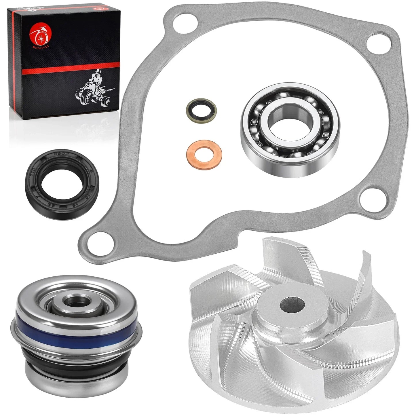 Water Pump Impeller Seal Gasket Bearing for Polaris Ranger 500 (1999–2013)