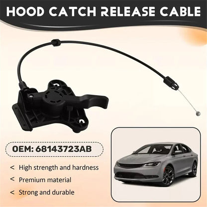 Hood Catch Release Cable for 2015-2017 Chrysler 200