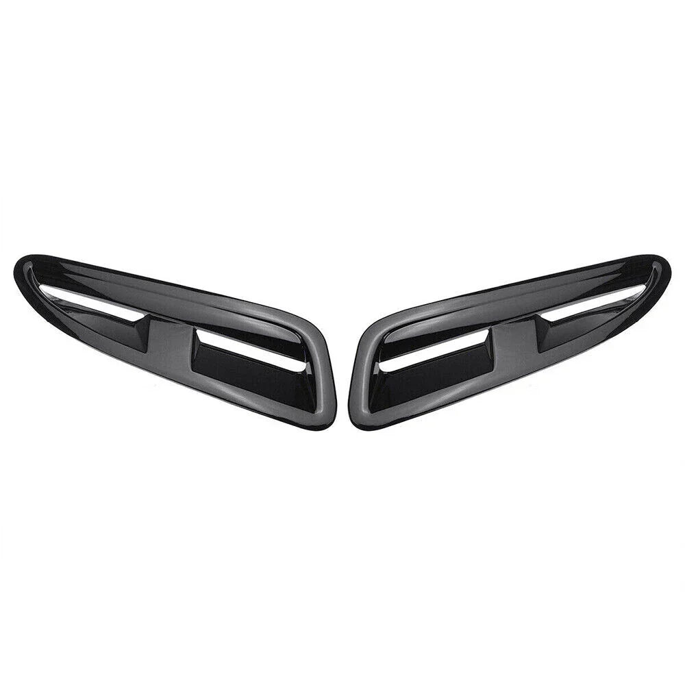 ABS Plastic Front Bonnet Vents Gloss Black for Jaguar XKR XK8 (2002-2009)
