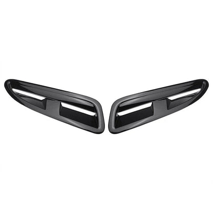 ABS Plastic Front Bonnet Vents Gloss Black for Jaguar XKR XK8 (2002-2009)