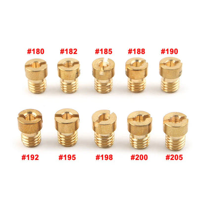 Main Jets Carburetor 180 182 185 188 190 192 195 198 200 205 for PWK CVK