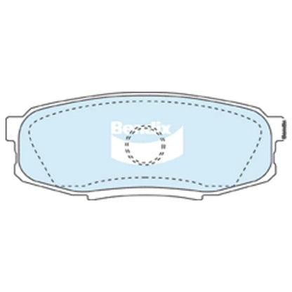 Rear Disc Brake Pad Set for Landcruiser URJ202 UZJ200 VDJ200 (2007–2021)