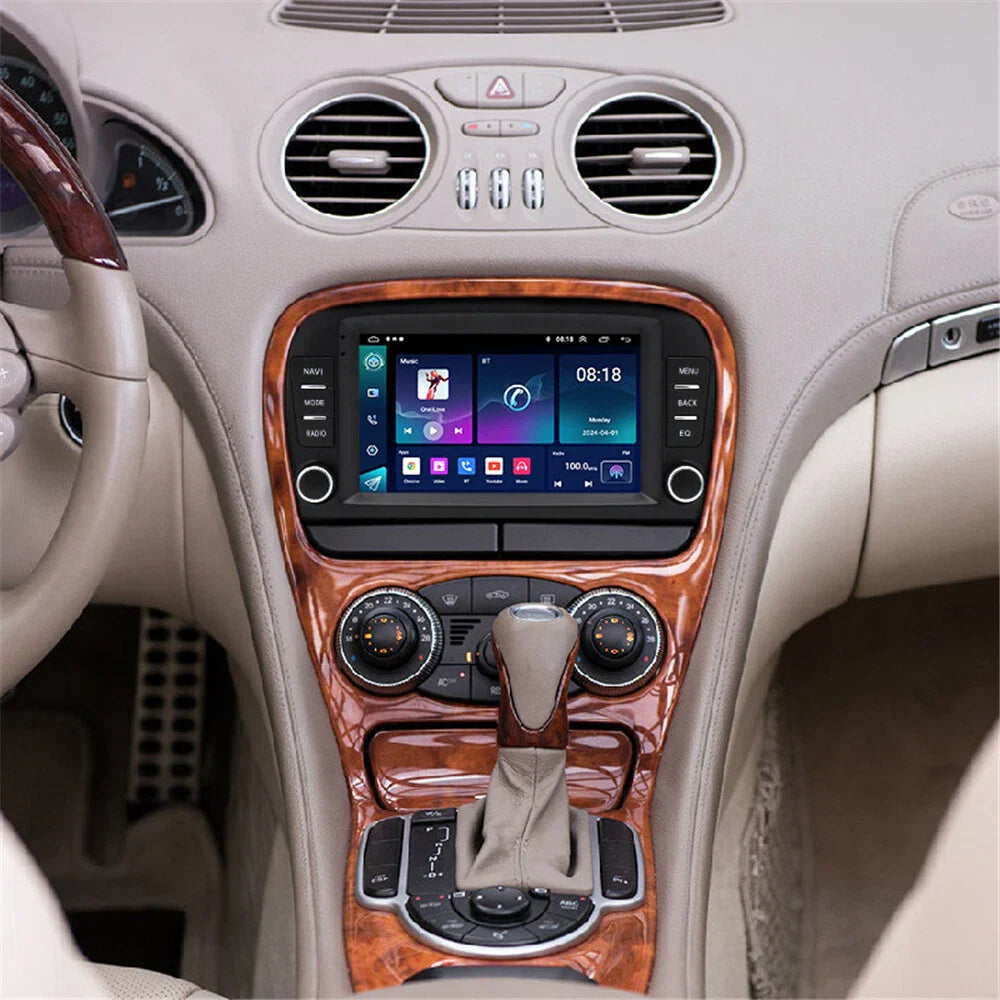 7" Stereo Radio GPS Navi for 01-05 Mercedes SL R230 SL350 SL500 SL55 SL600 SL65
