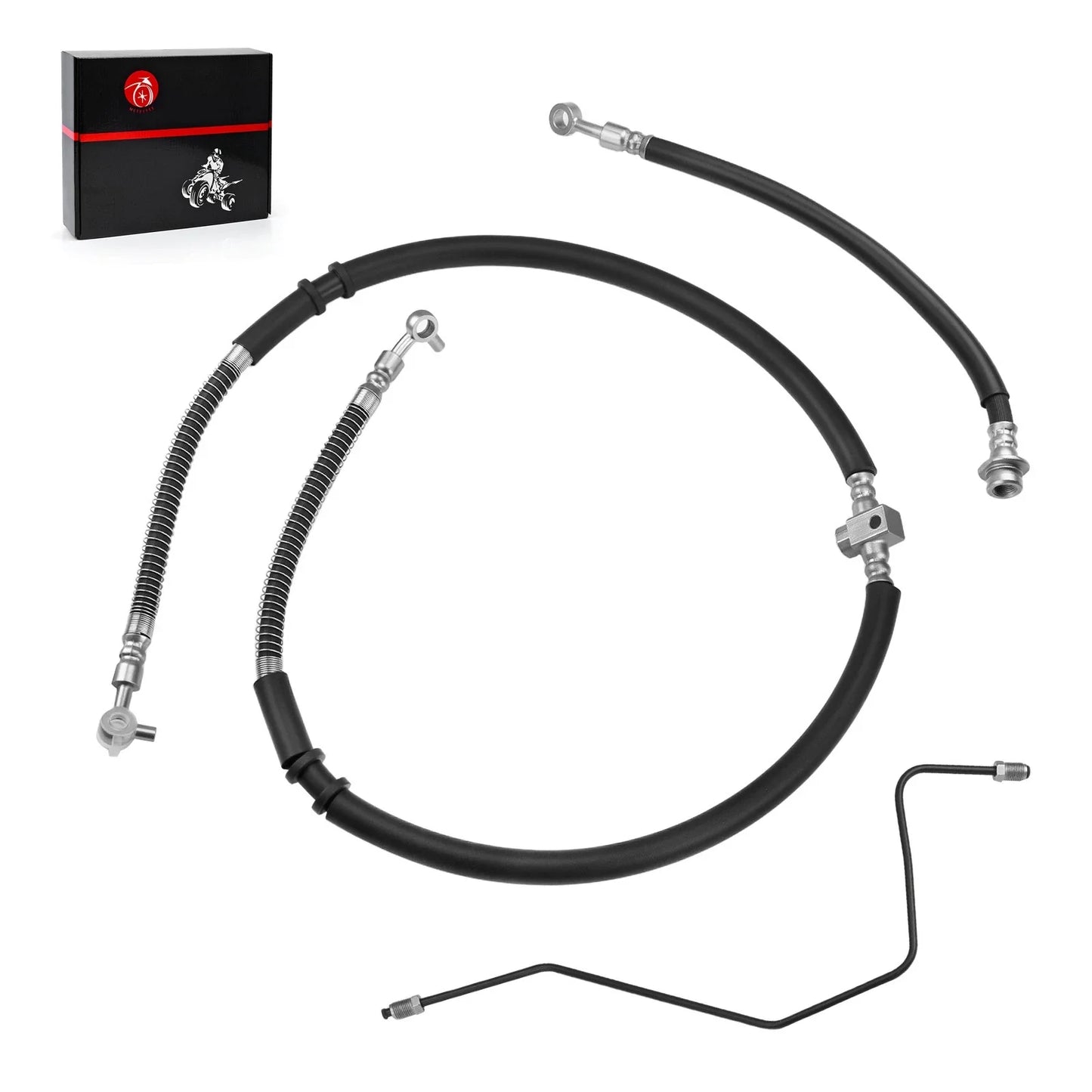 Front Brake Hose Lines Pipe Kit for Yamaha Raptor 700R (2006–2024)