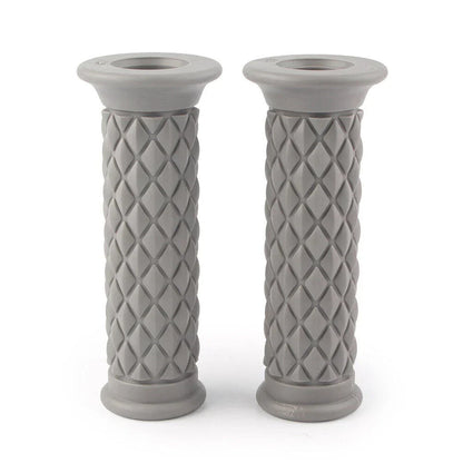 22mm Rubber Hand Grips for Cafe Racer Motorcycle Bikes