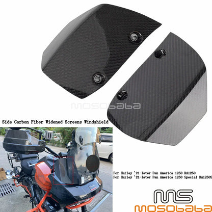 Carbon Fiber Widened Windshield for Harley Pan America 1250 (2021-2023)