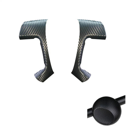 Carbon Fiber Look Steering Wheel Spoke Overlay Decal for Chevrolet GMC Cadillac
