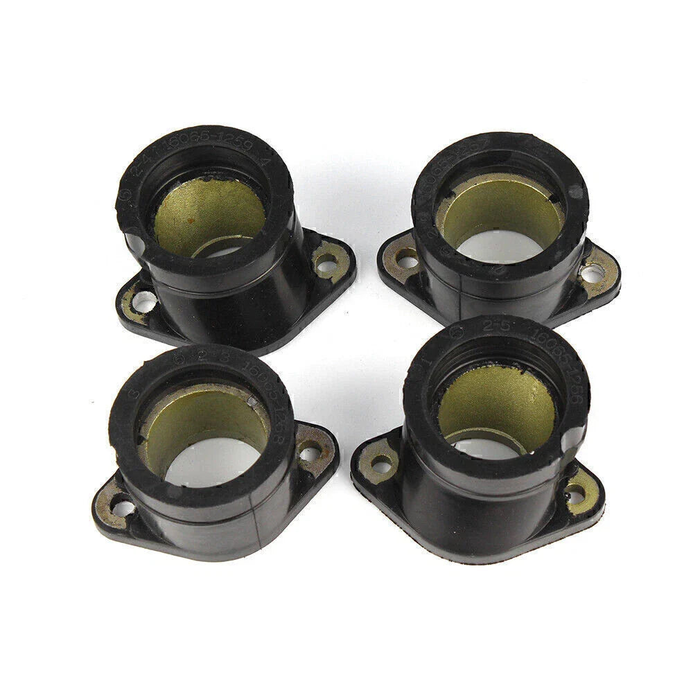 4pcs Carburetor Intake Manifold Boots for Kawasaki ZR750 Zephyr (1991-1997)