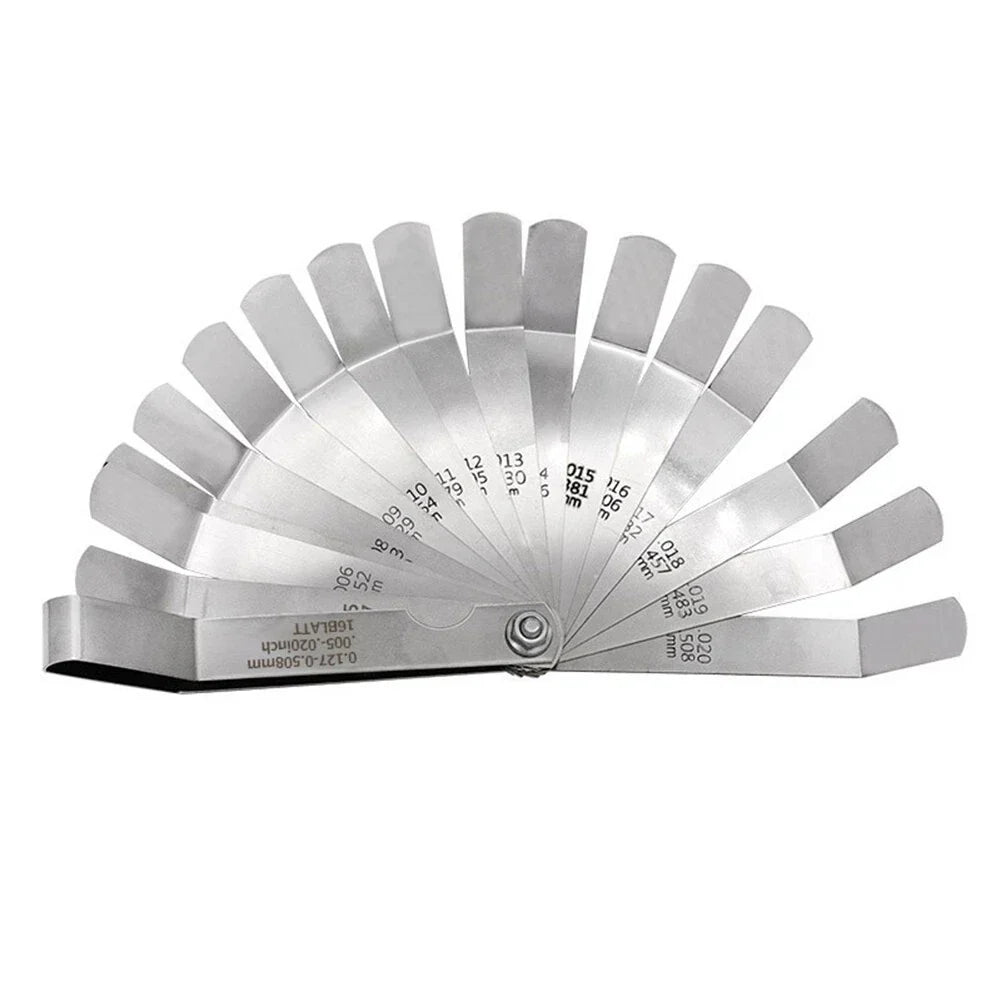 Valve Adjustment Stainless Steel Motorcycle Feeler Gauge for All Makes