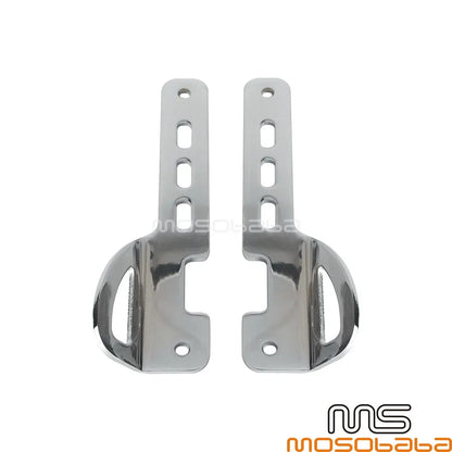 Chrome Front Tie-Down Mount Brackets for Harley FLHXSE (2023-2024)