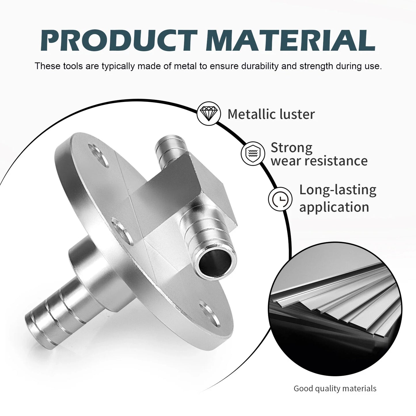 Billet Fuel Pickup Gas Pump Pipe Joint for Yamaha Rhino 660 (2004–2007)