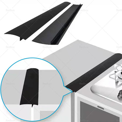 Silicone Oven Guard Spill Seal Filler for Kitchen Stove Counter Gap Cover