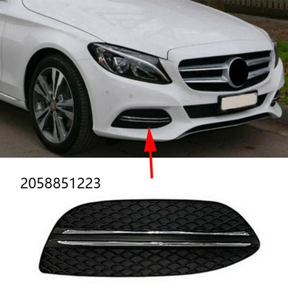 Right Fog Light Air Vent Grille Cover for Benz C Class W205 C180 C200 (2015-2021)